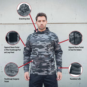 Rothco Concealed Carry Midnight Camo Hoodie LARSON TACTICAL SUPPLY