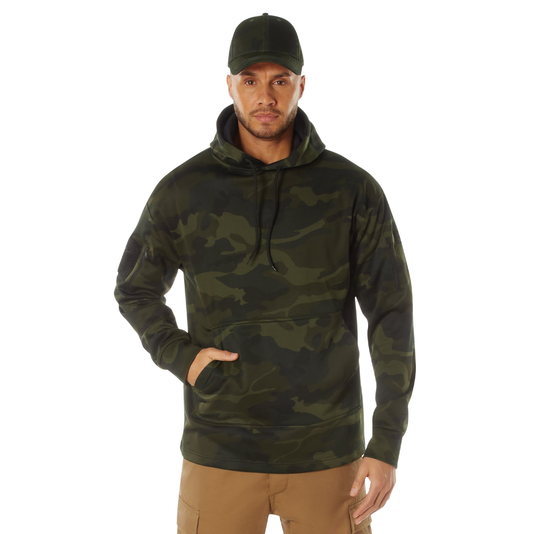 Rothco Concealed Carry Midnight Camo Hoodie LARSON TACTICAL SUPPLY