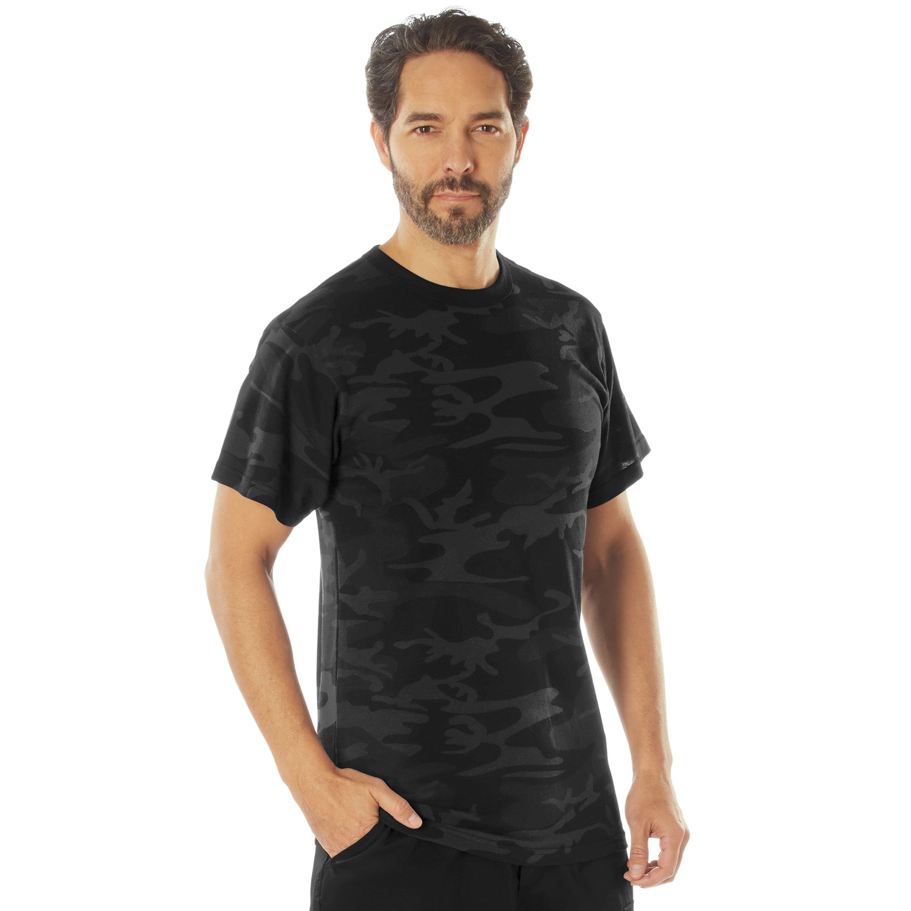 Rothco Midnight Camo T-Shirt LARSON TACTICAL SUPPLY