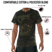 Rothco Midnight Camo T-Shirt LARSON TACTICAL SUPPLY