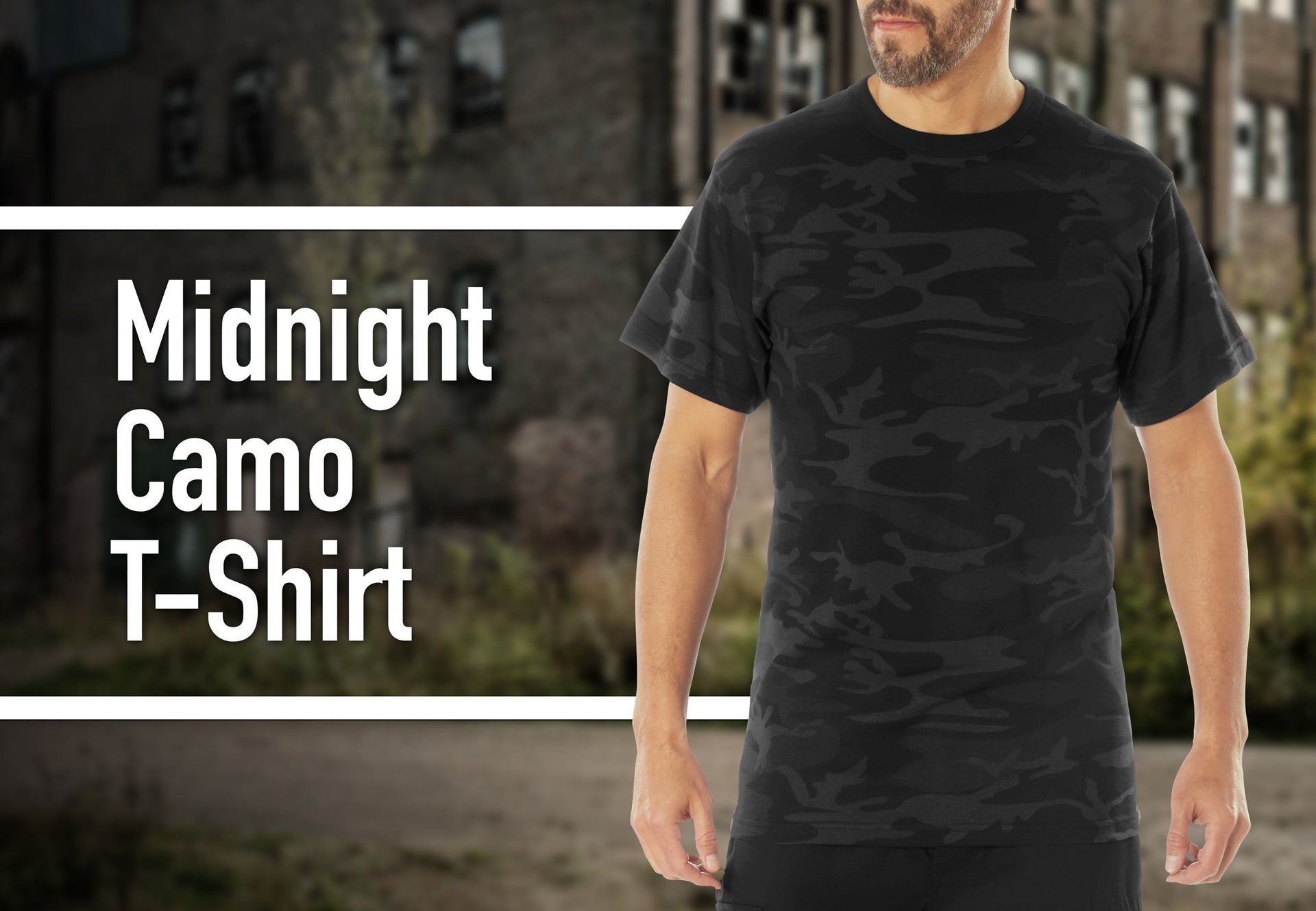 Rothco Midnight Camo T-Shirt LARSON TACTICAL SUPPLY