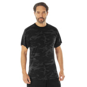 Rothco Midnight Camo Moisture Wicking T-Shirt LARSON TACTICAL SUPPLY