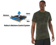 Rothco Midnight Camo Moisture Wicking T-Shirt LARSON TACTICAL SUPPLY