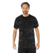 Rothco Midnight Camo Moisture Wicking T-Shirt LARSON TACTICAL SUPPLY