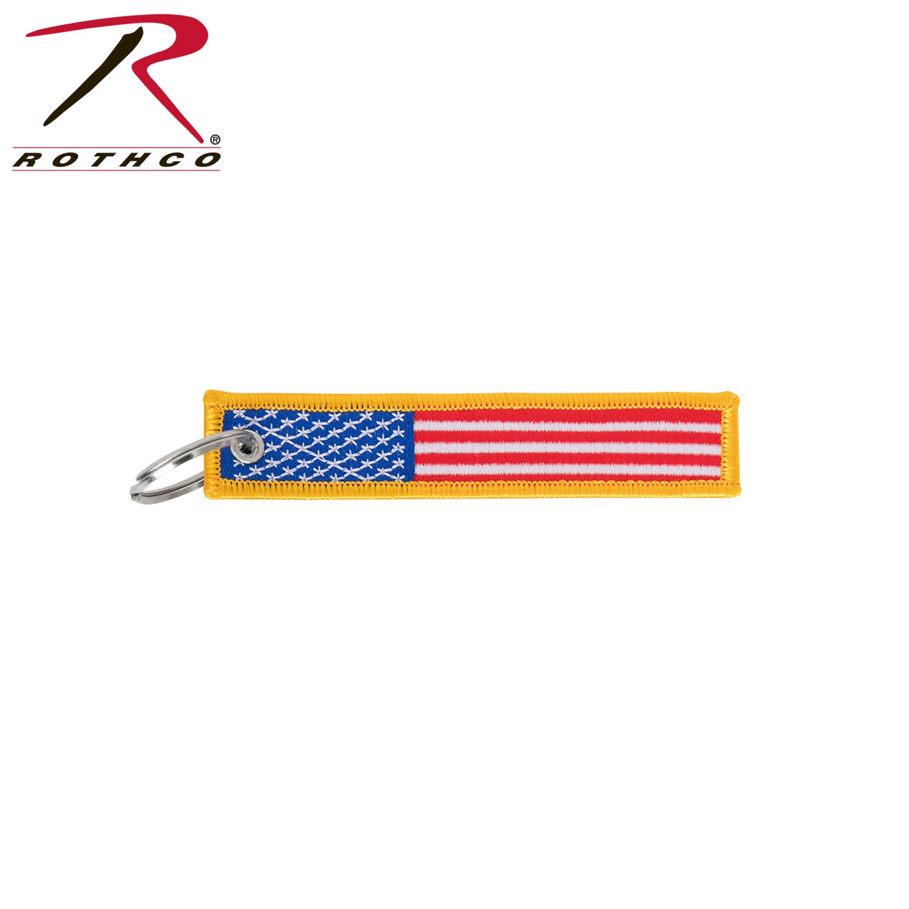 Rothco US Flag Patch Keychain LARSON TACTICAL SUPPLY