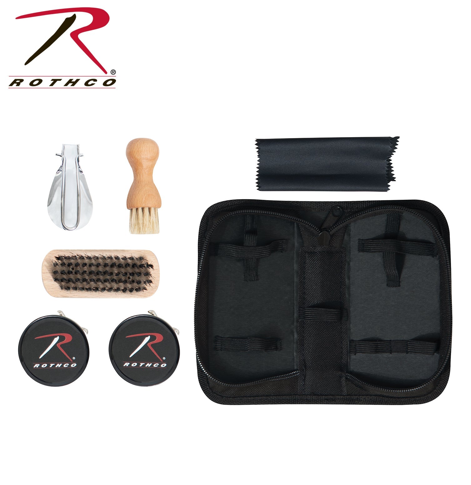 Rothco Compact Shoe Care Kit LARSON TACTICAL SUPPLY