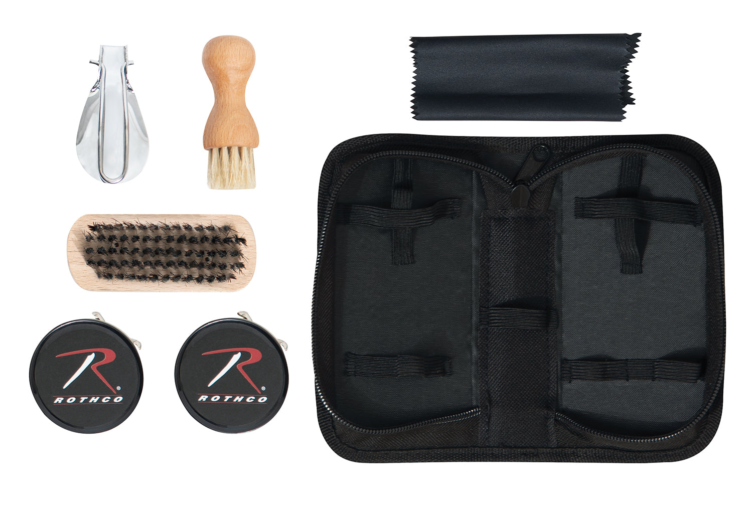 Rothco Compact Shoe Care Kit LARSON TACTICAL SUPPLY