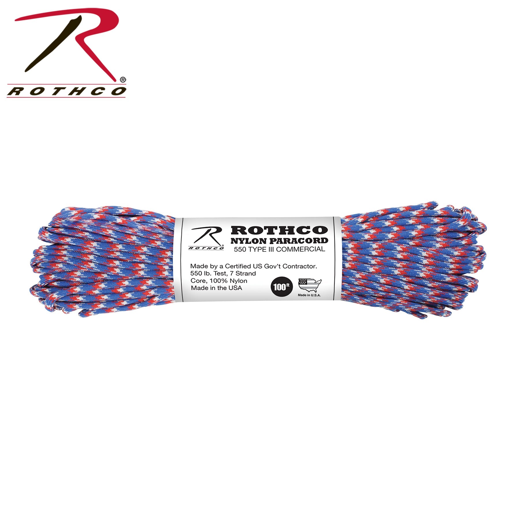 Rothco 550lb Type III Nylon Camo Paracord LARSON TACTICAL SUPPLY