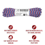 Rothco 550lb Type III Nylon Camo Paracord LARSON TACTICAL SUPPLY