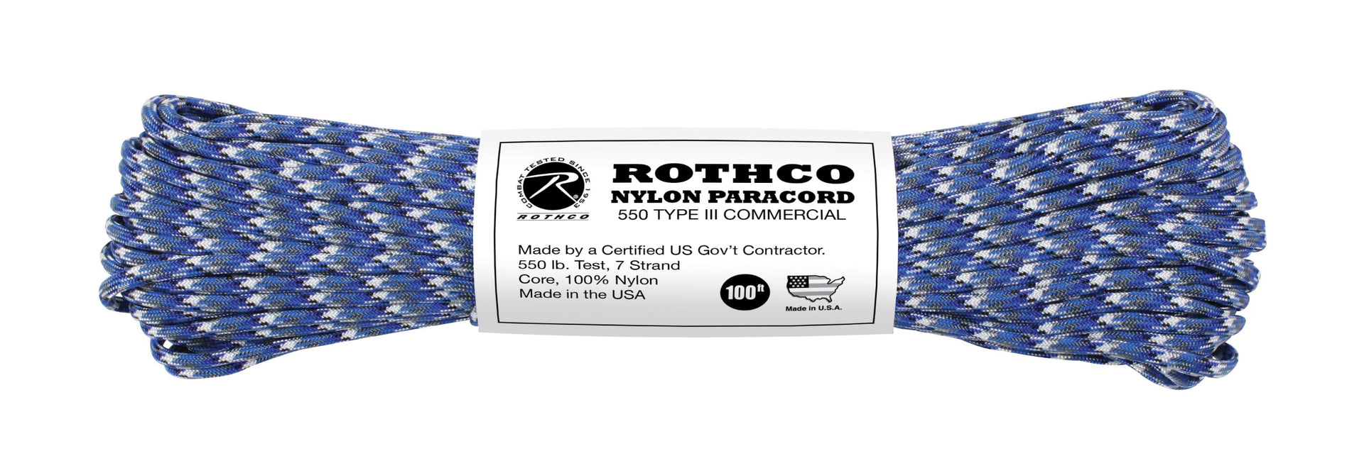 Rothco 550lb Type III Nylon Camo Paracord LARSON TACTICAL SUPPLY