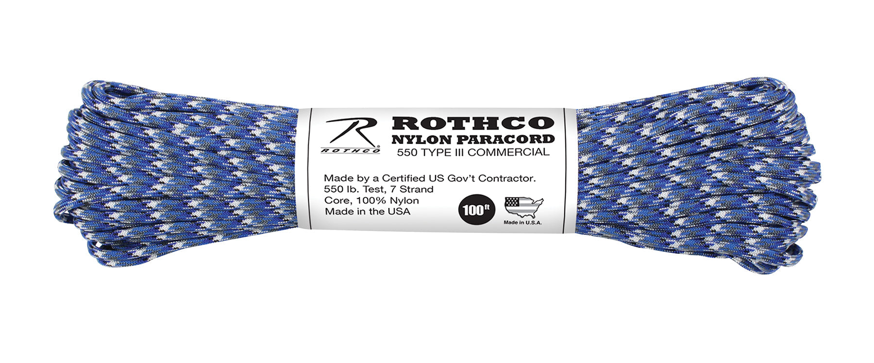 Rothco 550lb Type III Nylon Camo Paracord LARSON TACTICAL SUPPLY
