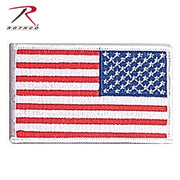 Rothco Iron On / Sew On Embroidered US Flag Patch LARSON TACTICAL SUPPLY