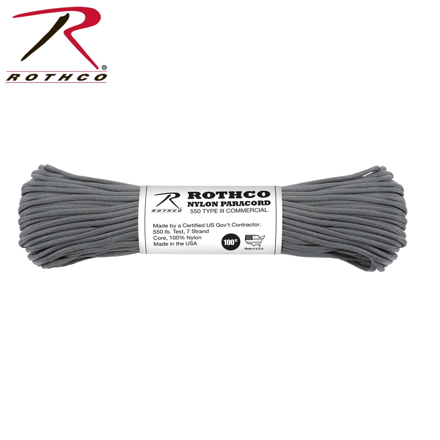 Rothco Nylon Paracord Type III 550 LB LARSON TACTICAL SUPPLY