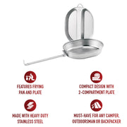 Rothco GI Type Stainless Steel Mess Kit LARSON TACTICAL SUPPLY