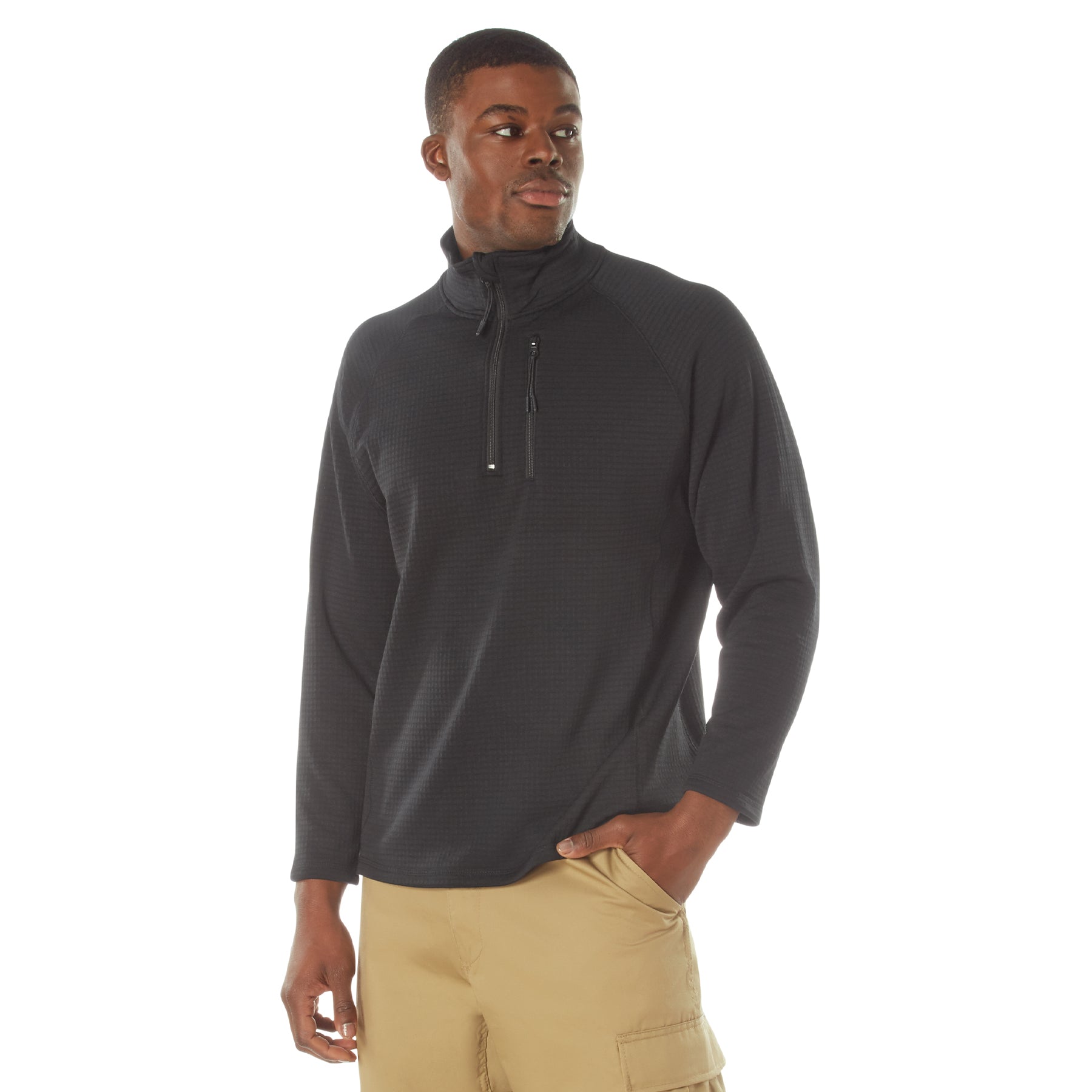 Rothco Grid Fleece Pullover LARSON TACTICAL SUPPLY