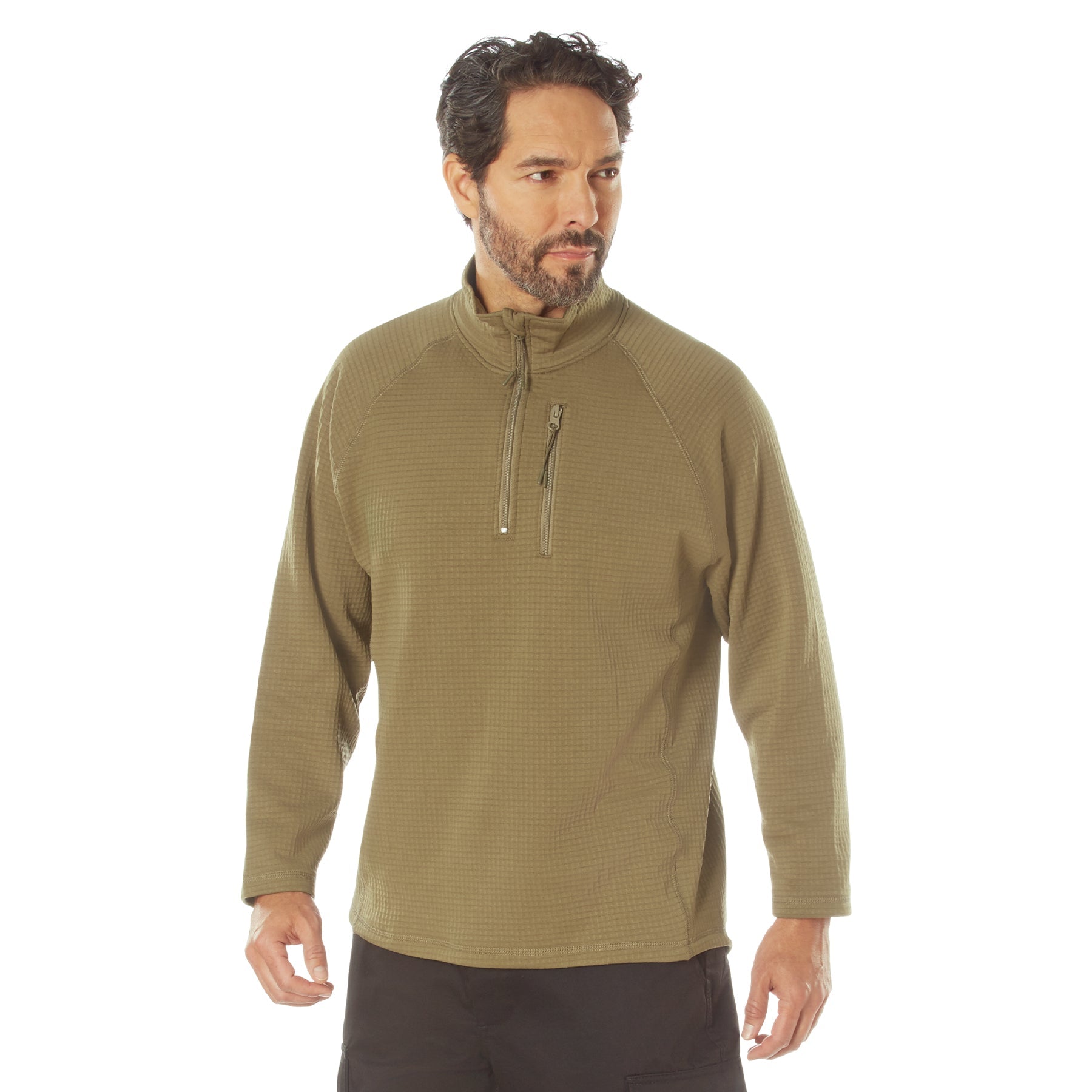 Rothco Grid Fleece Pullover LARSON TACTICAL SUPPLY