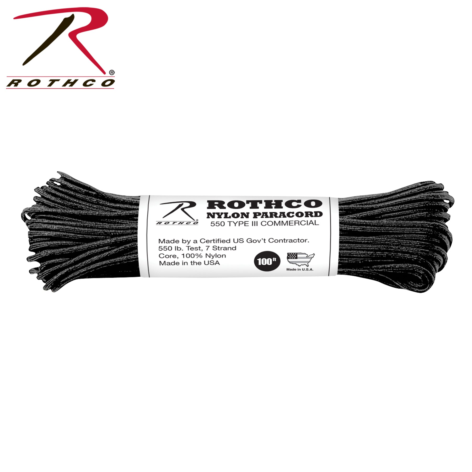 Rothco Nylon Paracord Type III 550 LB LARSON TACTICAL SUPPLY