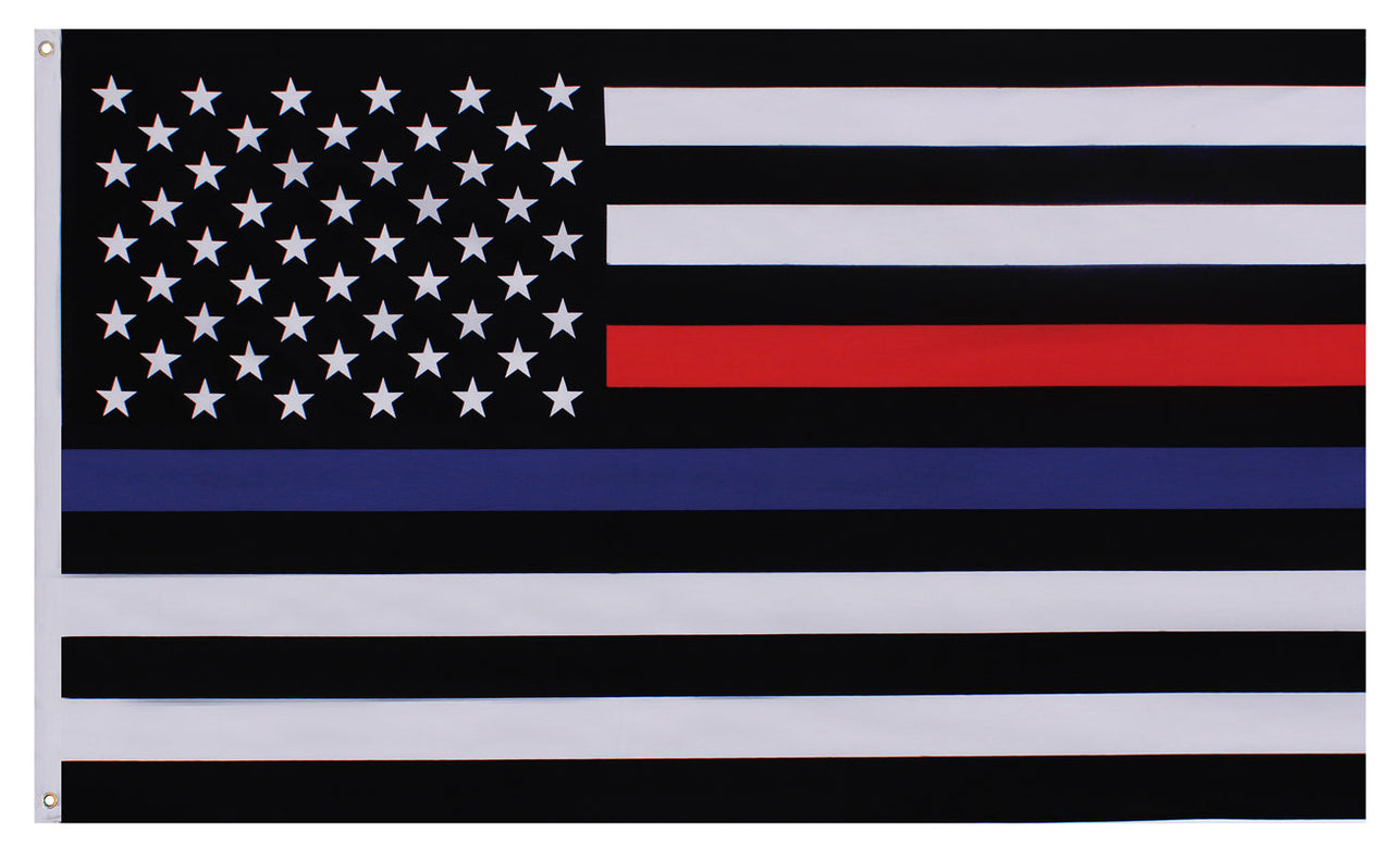 Rothco Thin Blue and Thin Red Line Flag LARSON TACTICAL SUPPLY
