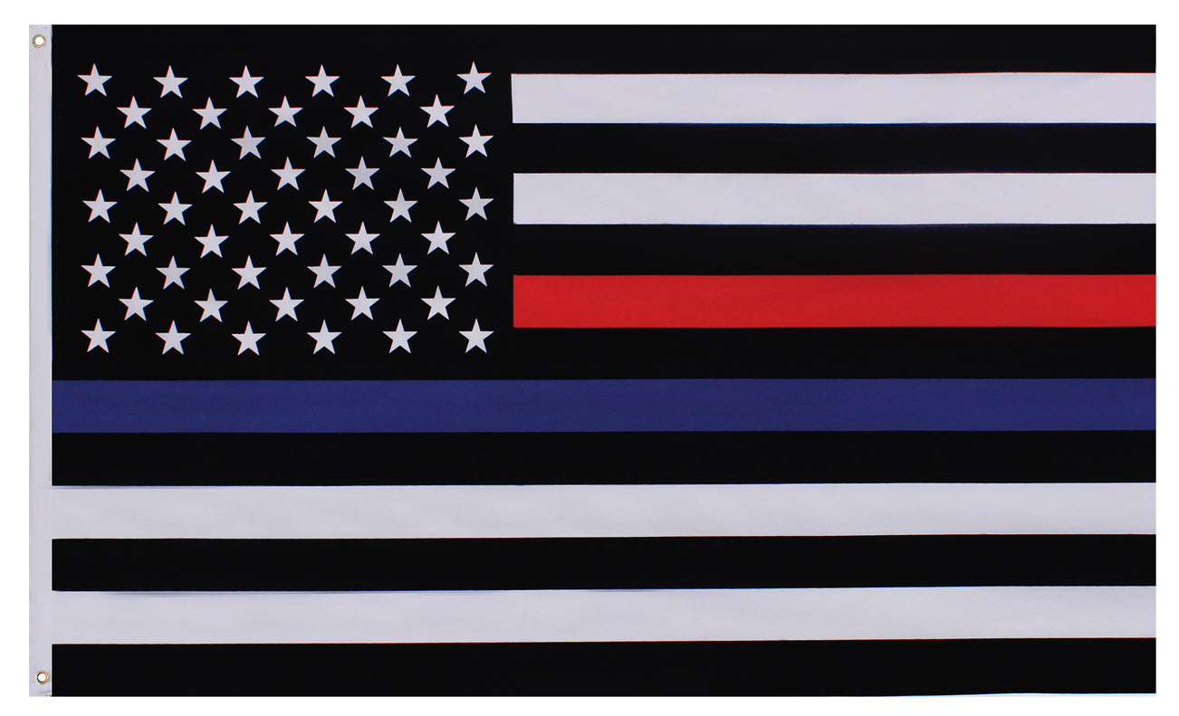 Rothco Thin Blue and Thin Red Line Flag LARSON TACTICAL SUPPLY