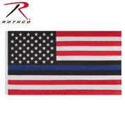 Rothco Red, White, and Blue Thin Blue Line US Flag - 3' X 5' LARSON TACTICAL SUPPLY