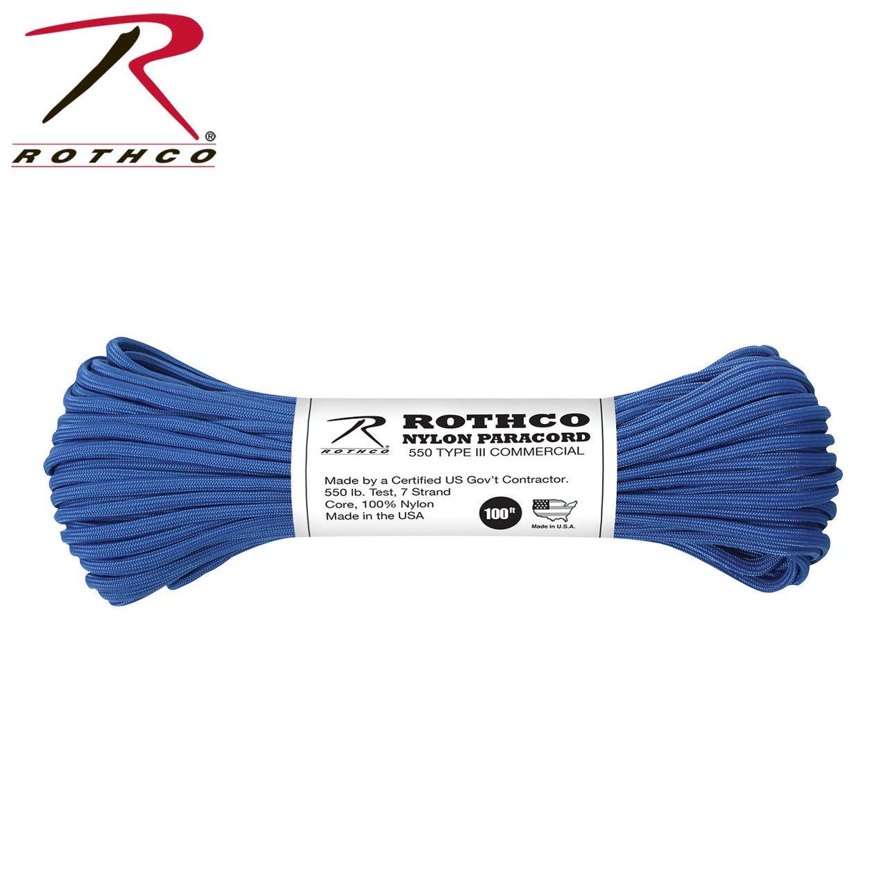 Rothco Nylon Paracord Type III 550 LB LARSON TACTICAL SUPPLY