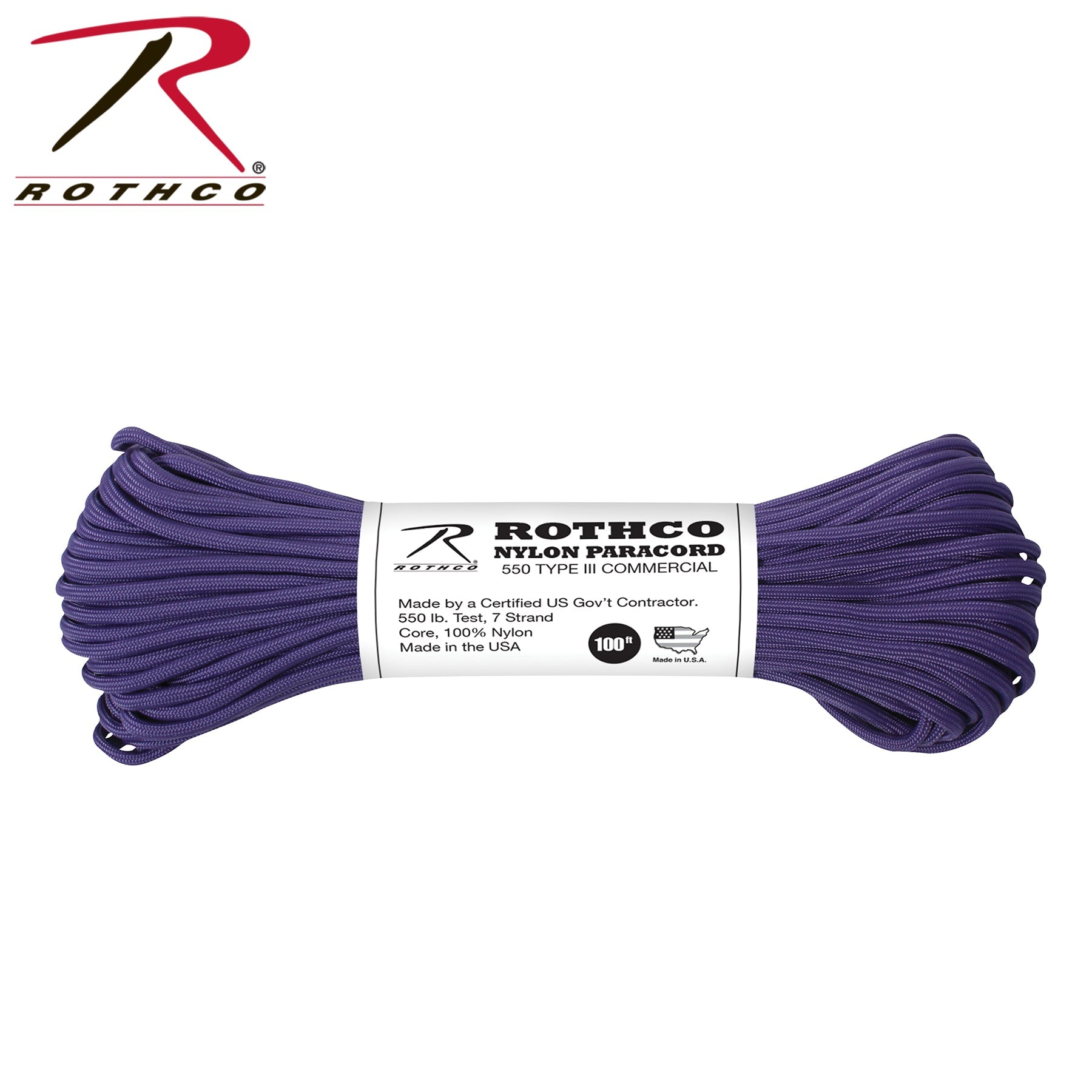 Rothco Nylon Paracord Type III 550 LB LARSON TACTICAL SUPPLY