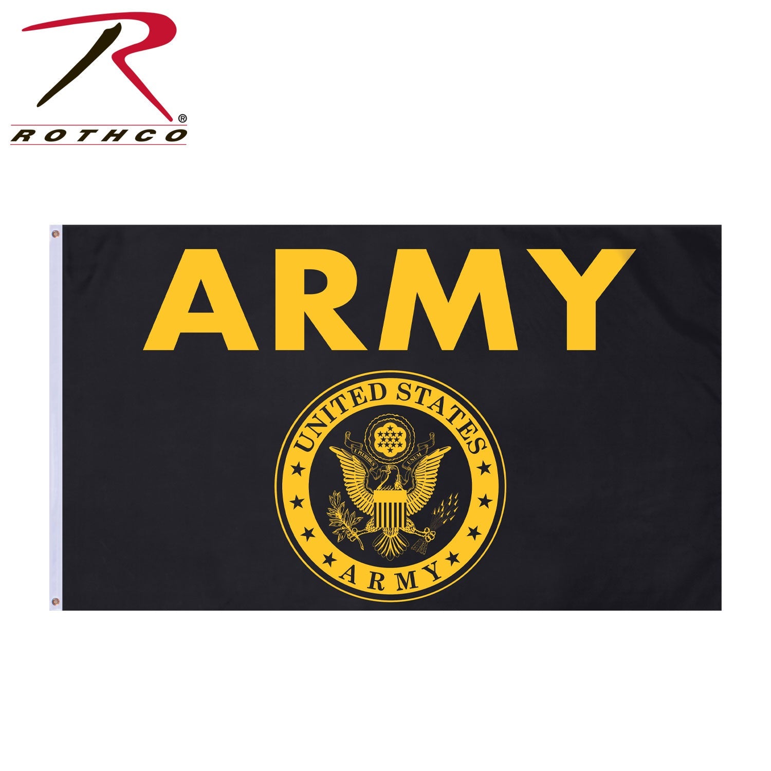 Rothco Black & Gold Army Flag LARSON TACTICAL SUPPLY