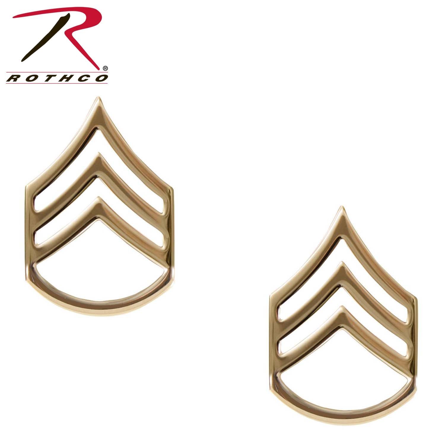 Rothco Staff Sergeant Polished Insignia LARSON TACTICAL SUPPLY