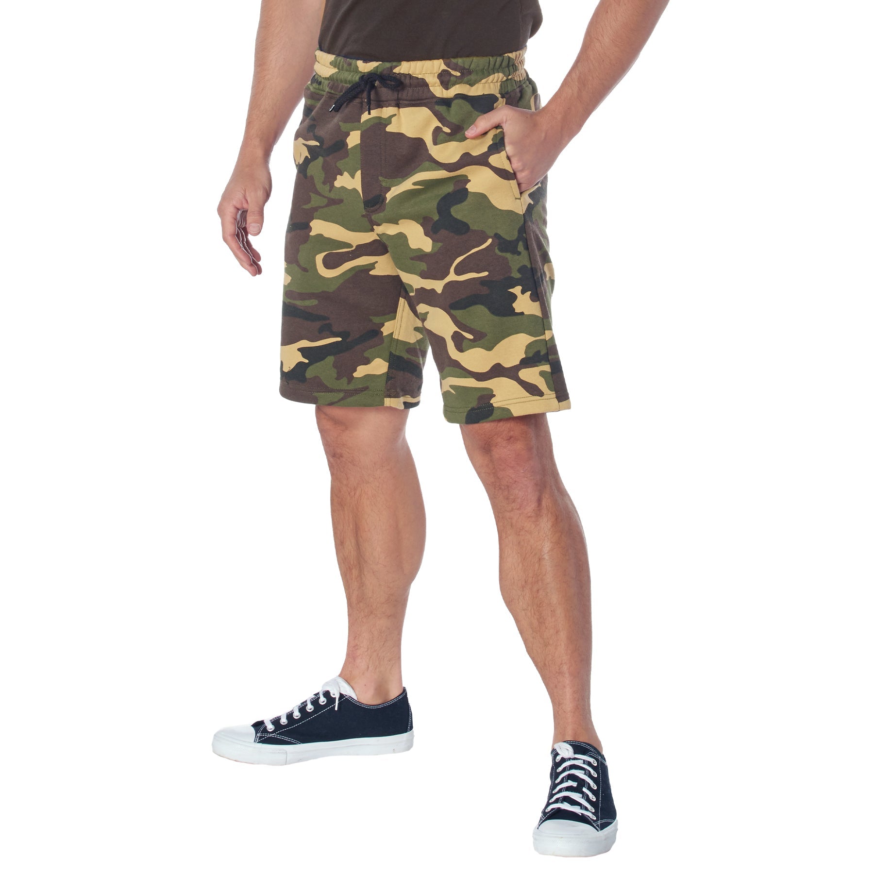Rothco Camo And Solid Color Sweatshorts LARSON TACTICAL SUPPLY