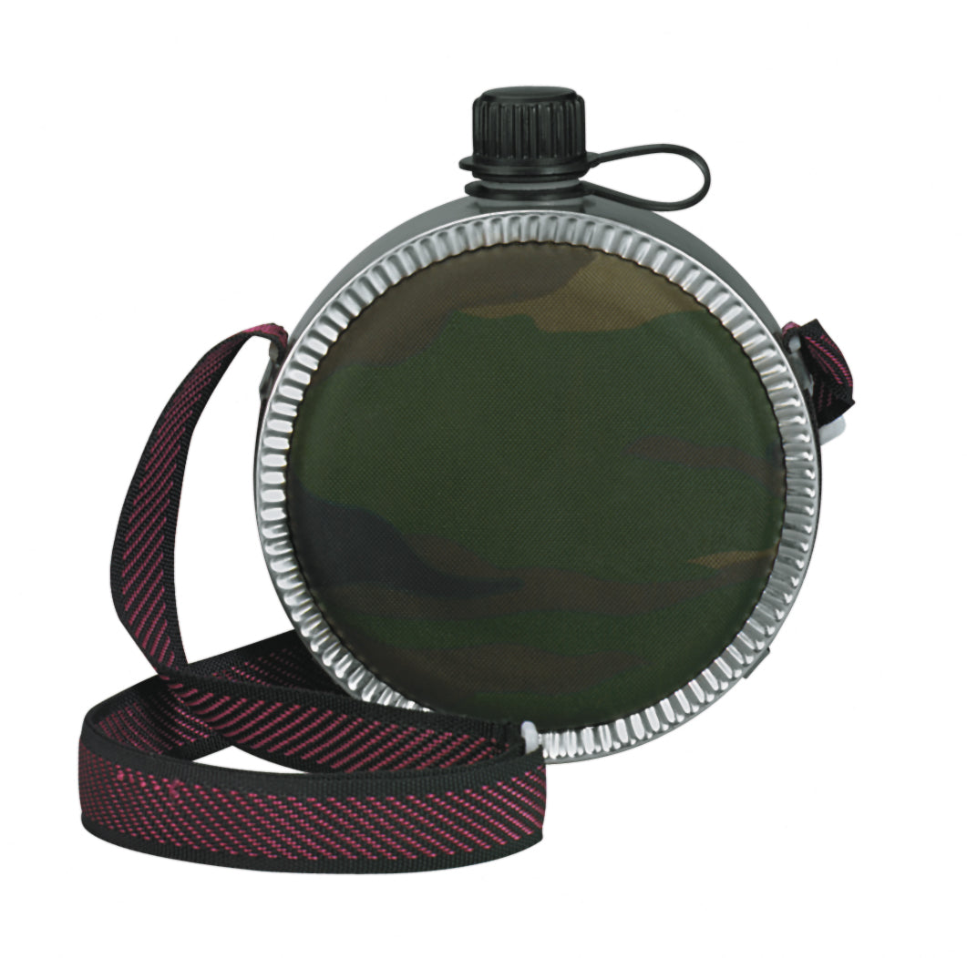 Rothco Woodland Camo Mini Desert Canteen LARSON TACTICAL SUPPLY