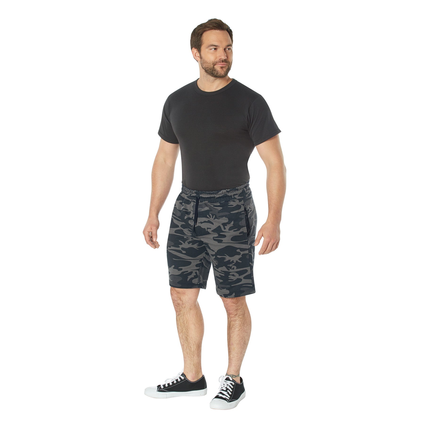 Rothco Camo And Solid Color Sweatshorts LARSON TACTICAL SUPPLY