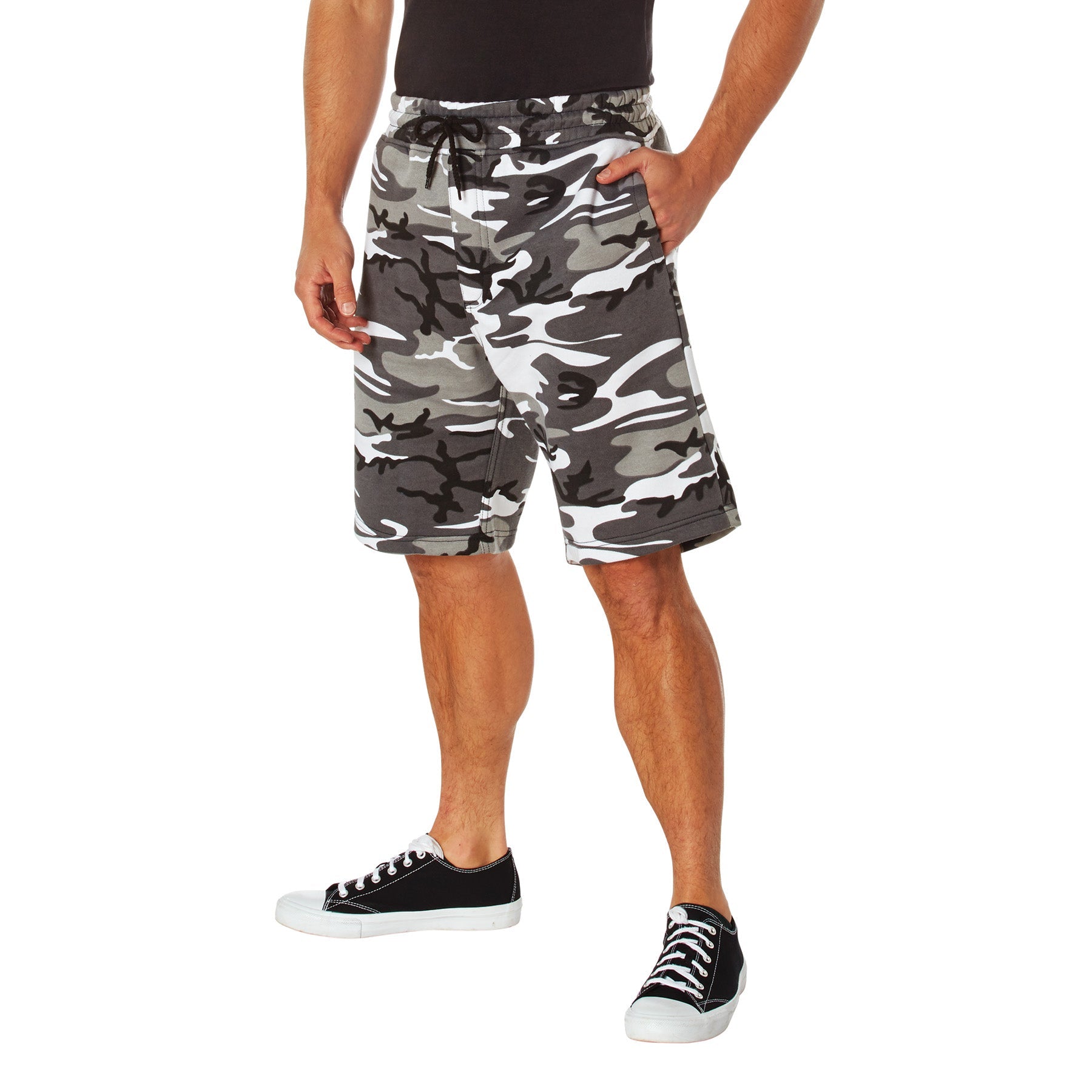 Rothco Camo And Solid Color Sweatshorts LARSON TACTICAL SUPPLY