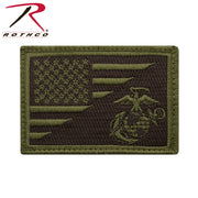 Rothco US Flag / USMC Eagle, Globe and Anchor Morale Patch LARSON TACTICAL SUPPLY