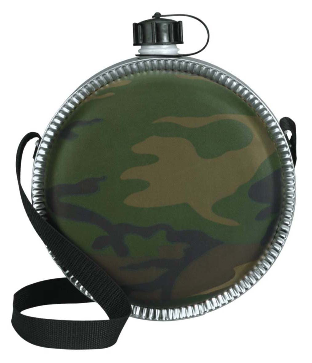 Rothco Woodland Camo 2 QT Desert Canteen LARSON TACTICAL SUPPLY