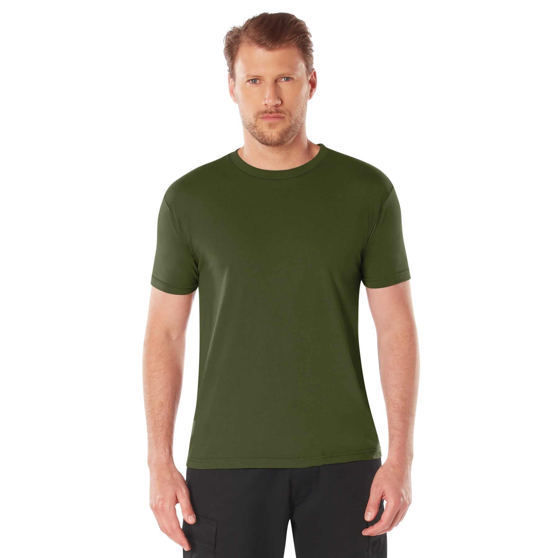 Rothco Athletic Fit Solid Color T-Shirt LARSON TACTICAL SUPPLY