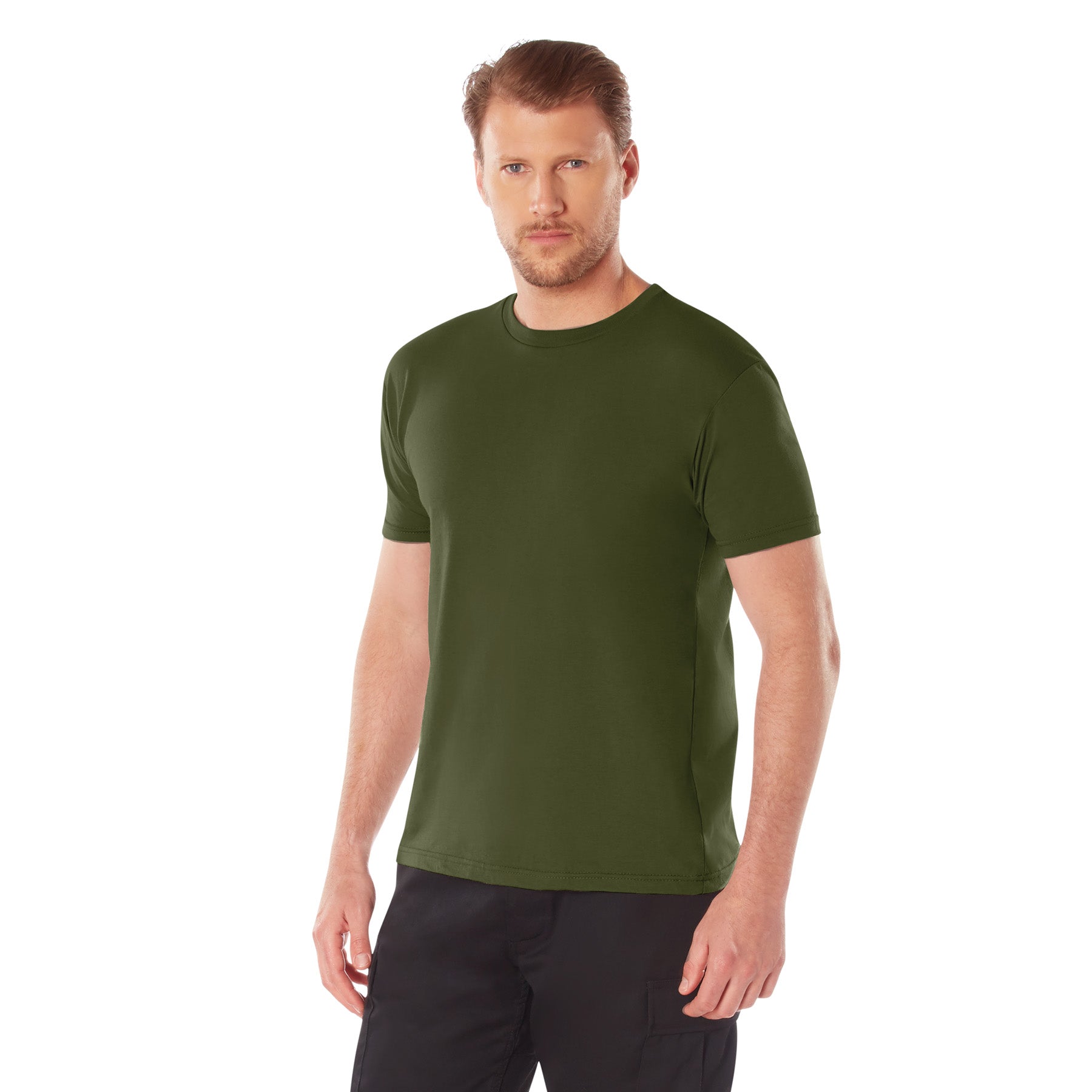Rothco Athletic Fit Solid Color T-Shirt LARSON TACTICAL SUPPLY
