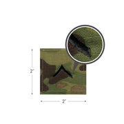 Rothco Official U.S. Made Embroidered Rank Insignia - Private LARSON TACTICAL SUPPLY