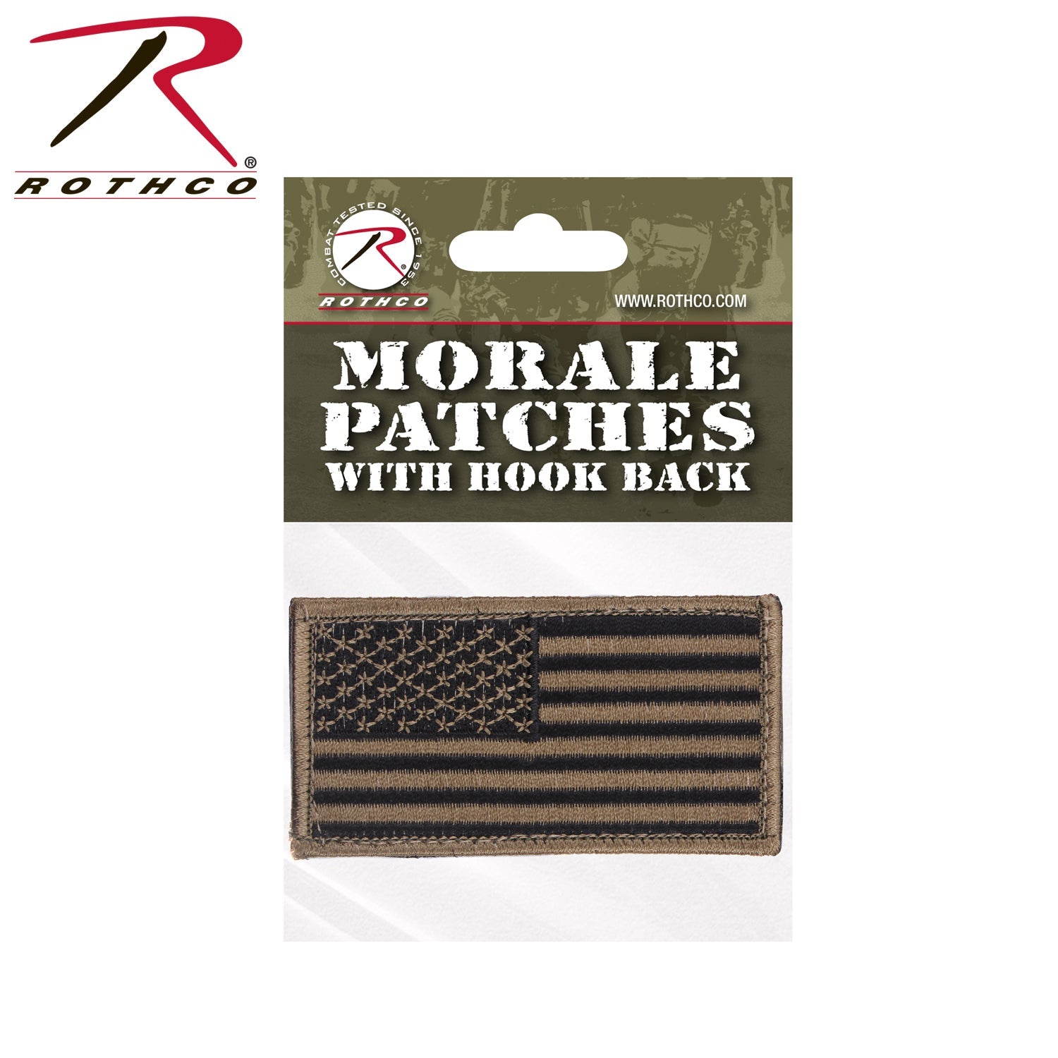 Rothco American Flag Patch - Hook Back LARSON TACTICAL SUPPLY