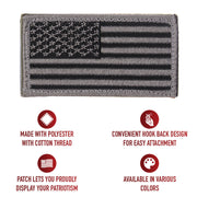 Rothco American Flag Patch - Hook Back LARSON TACTICAL SUPPLY