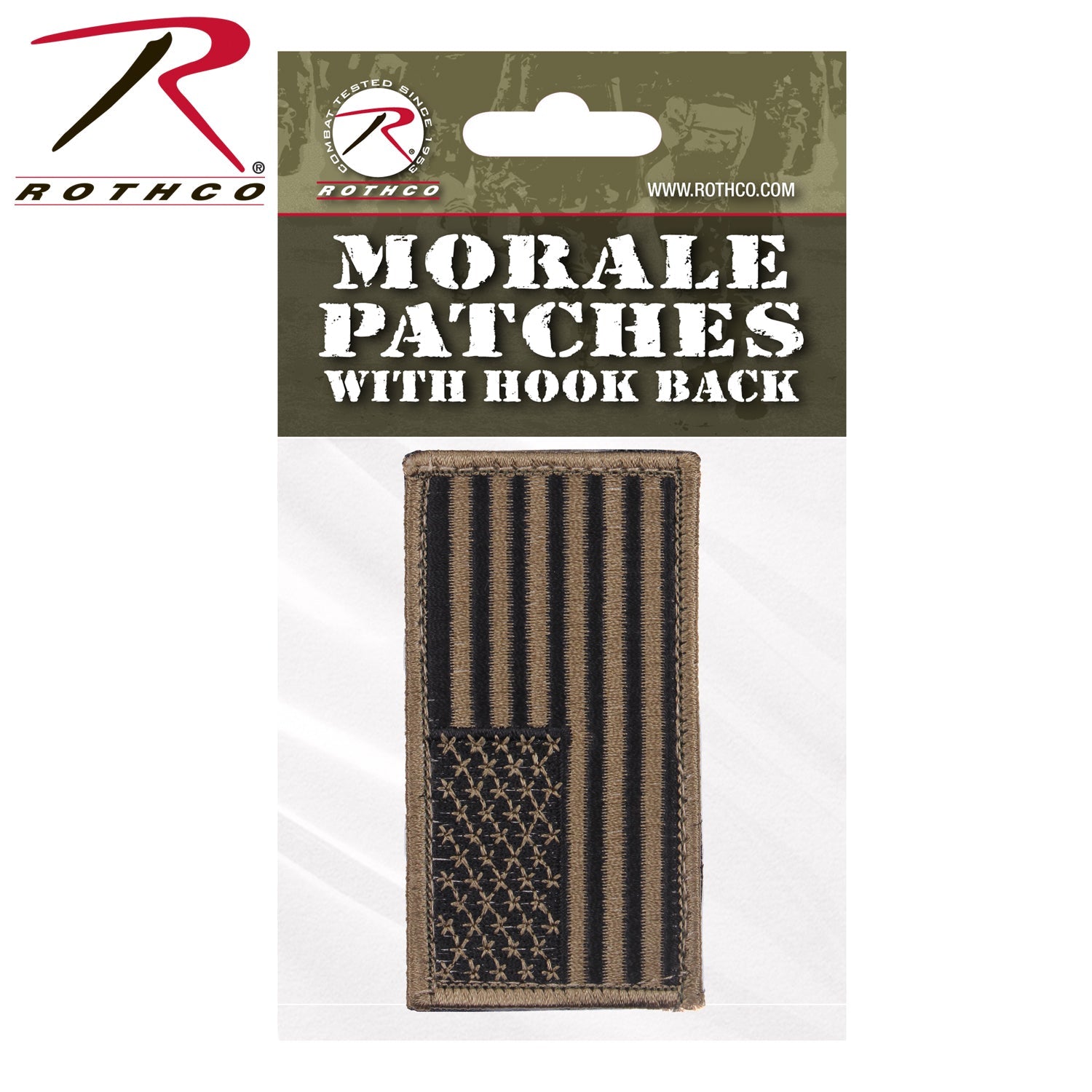 Rothco American Flag Patch - Hook Back LARSON TACTICAL SUPPLY