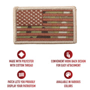 Rothco American Flag Patch - Hook Back LARSON TACTICAL SUPPLY