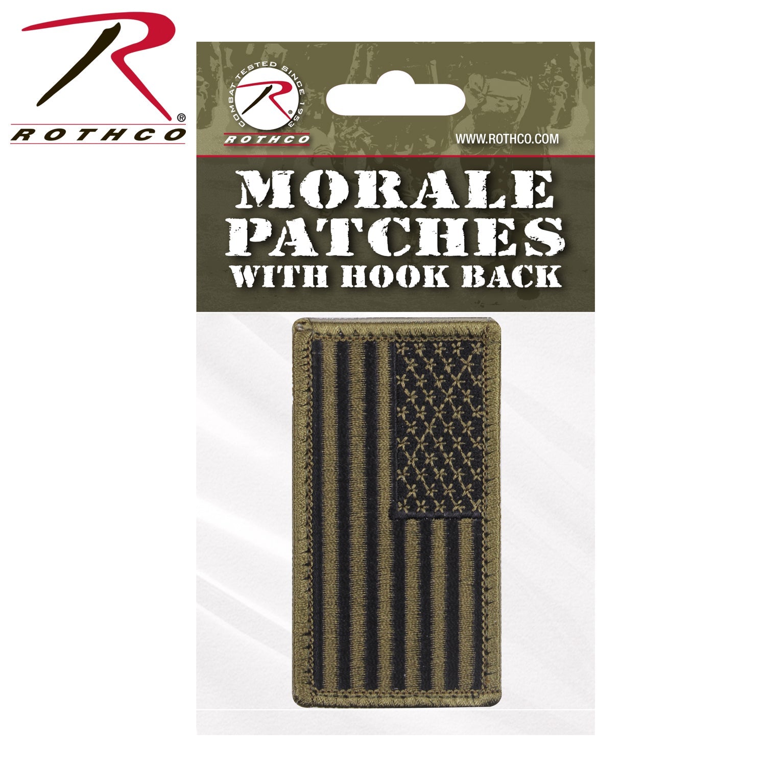 Rothco American Flag Patch - Hook Back LARSON TACTICAL SUPPLY