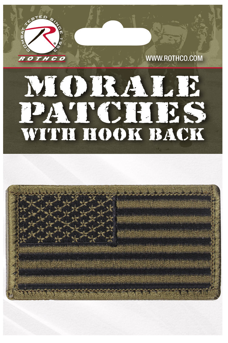 Rothco American Flag Patch - Hook Back LARSON TACTICAL SUPPLY