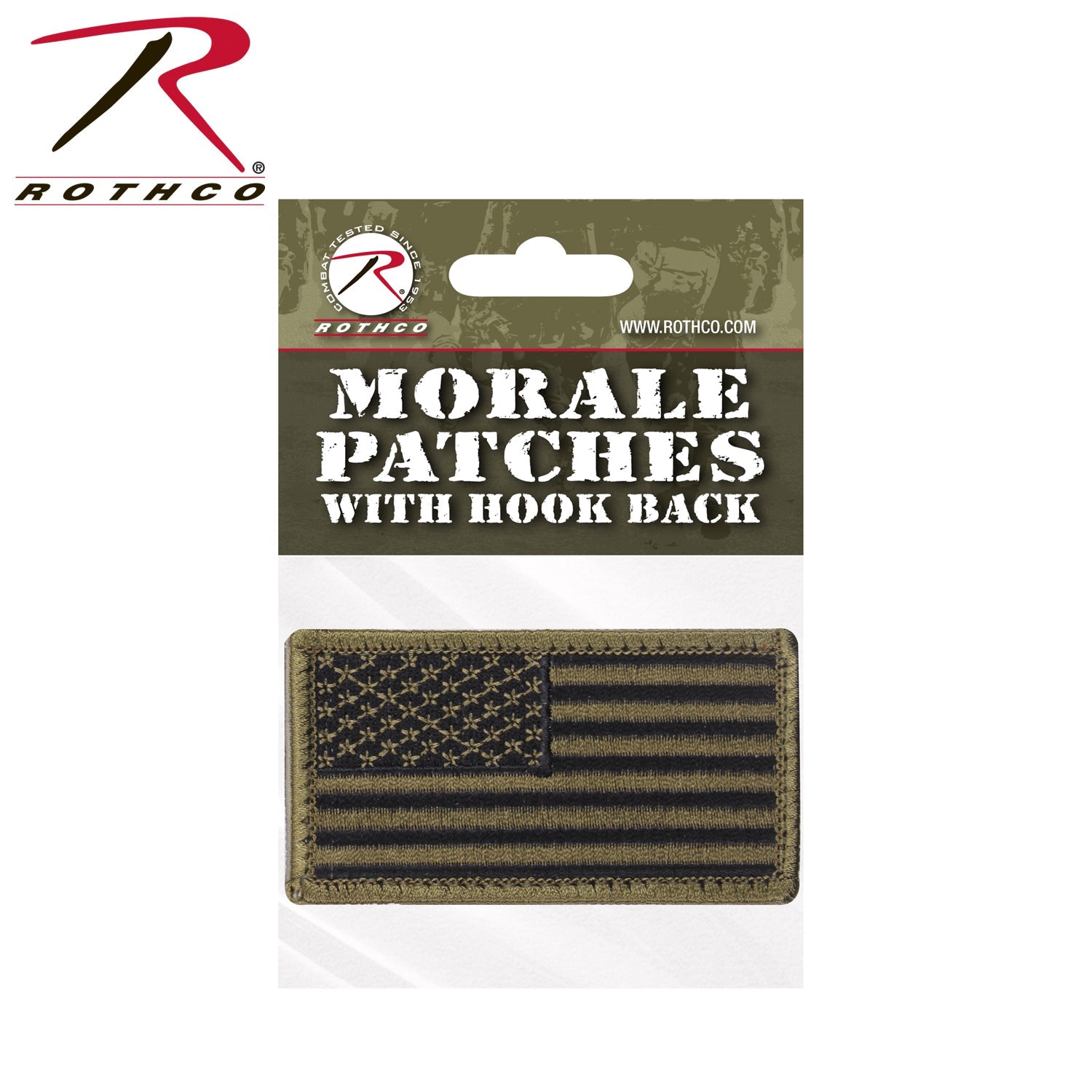 Rothco American Flag Patch - Hook Back LARSON TACTICAL SUPPLY