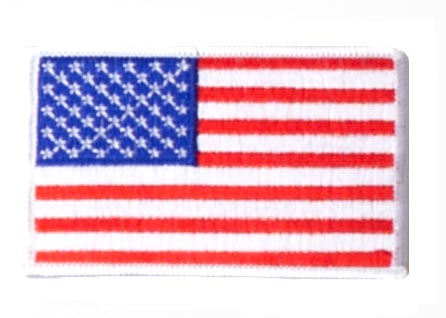 Rothco Iron On / Sew On Embroidered US Flag Patch LARSON TACTICAL SUPPLY
