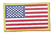Rothco Iron On / Sew On Embroidered US Flag Patch LARSON TACTICAL SUPPLY