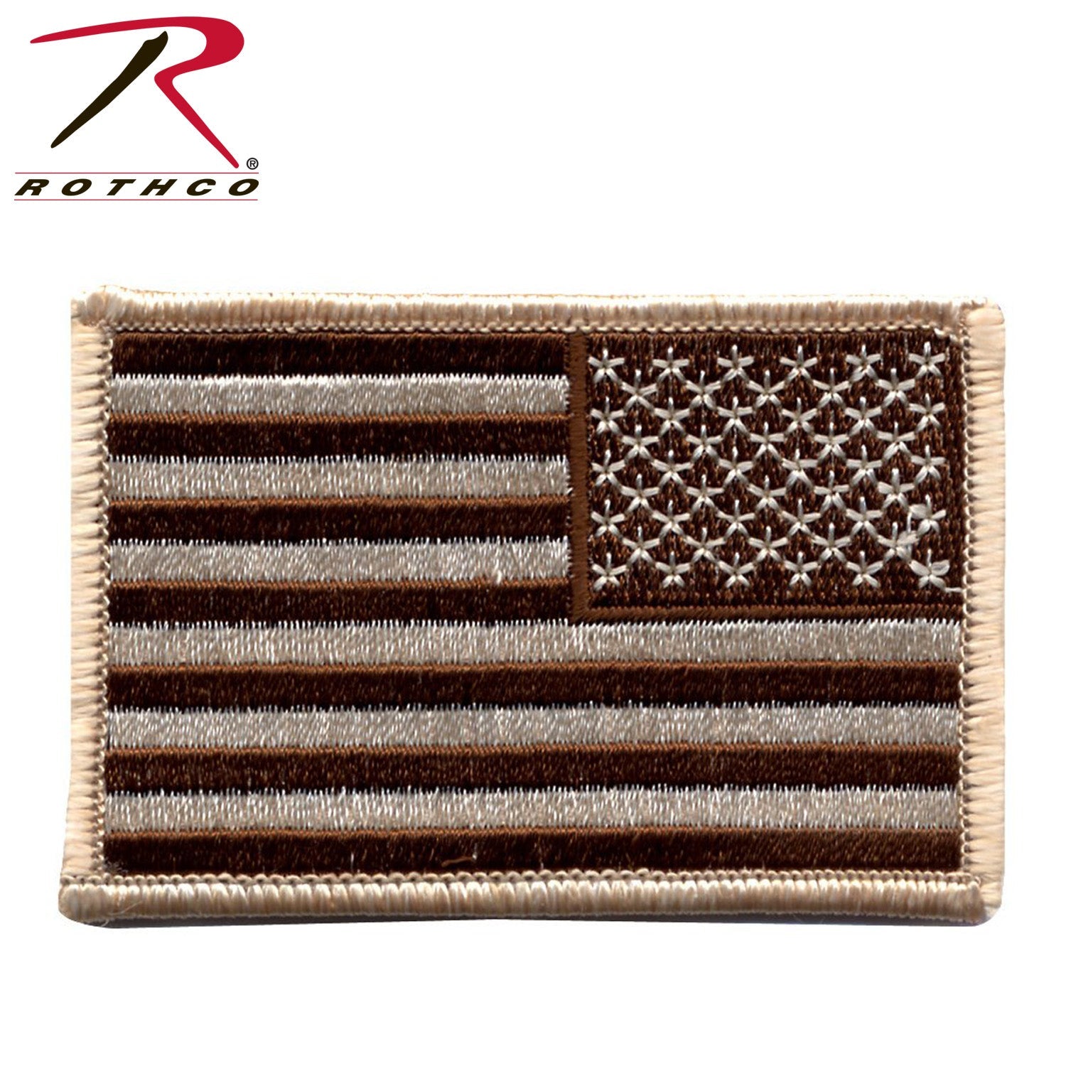 Rothco Iron On / Sew On Embroidered US Flag Patch LARSON TACTICAL SUPPLY
