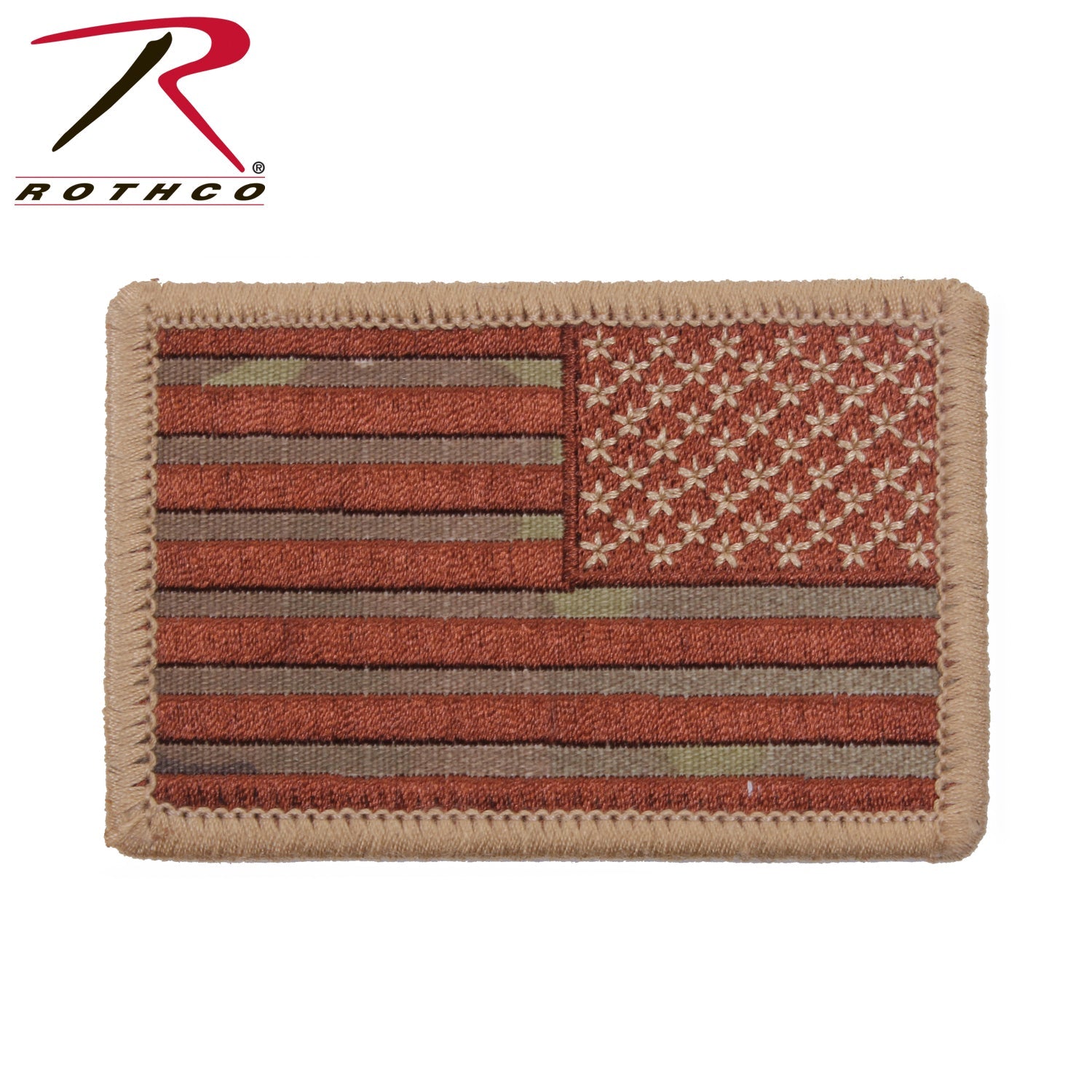 Rothco Iron On / Sew On Embroidered US Flag Patch LARSON TACTICAL SUPPLY