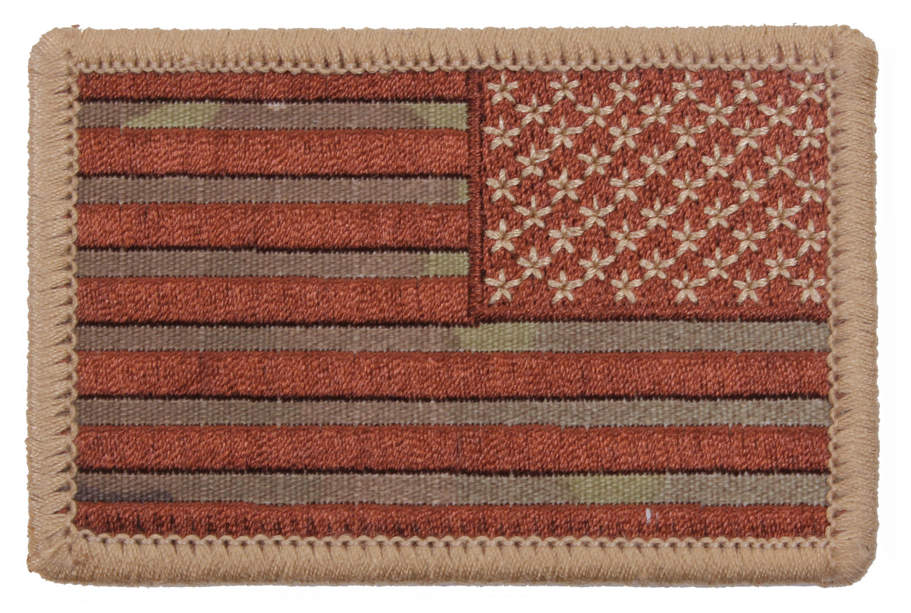 Rothco Iron On / Sew On Embroidered US Flag Patch LARSON TACTICAL SUPPLY
