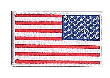 Rothco Iron On / Sew On Embroidered US Flag Patch LARSON TACTICAL SUPPLY